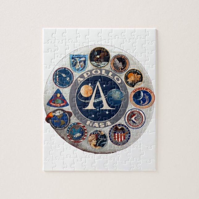 Puzzle Project Apollo: The Composite Logo (Vertical)