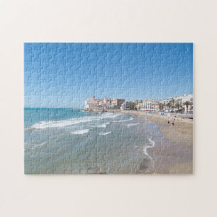 Puzzle Prompecabezas panorámico de Sitges