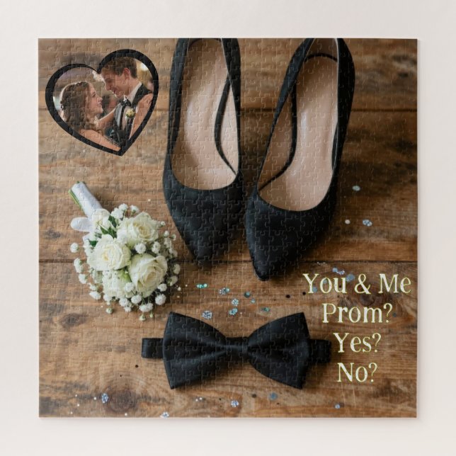 Puzzle Promposal | Go to Prom with Me Yes or No? (Vertical)