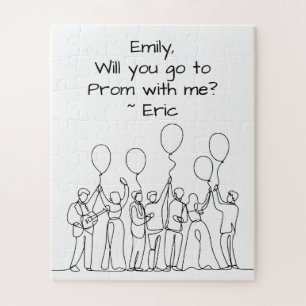Puzzle Promposal   ¿Quieres ir al Baile de Graduación con