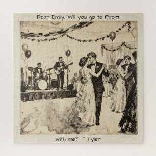 Puzzle Promposal   ¿Quieres ir al Baile de Graduación con