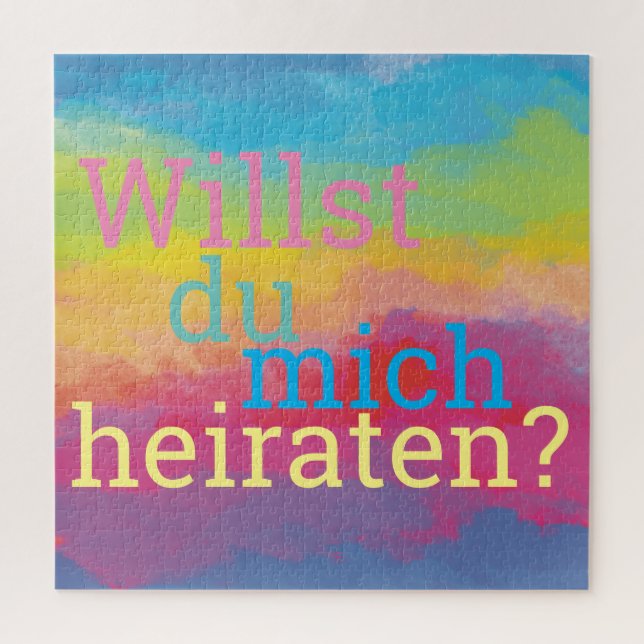 Puzzle Propuesta de Cásate Conmigo (Vertical)