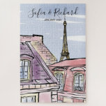 Puzzle Propuesta de compromiso de París, regalo de pareja<br><div class="desc">¿Recuerdas París,  donde te conociste,  o donde pasaste las primeras vacaciones en pareja? Un regalo ideal para el aniversario del boda,  una propuesta,  compromiso... ... </div>