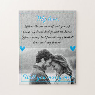 Puzzle Propuesta de matrimonio de fotografía personalizad