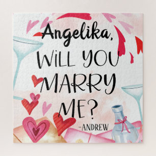 Puzzle Propuesta de Matrimonio ¿Te Casarías Conmigo? No