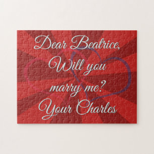 Puzzle Propuesta: Te Casarás Con Mí Desafiando