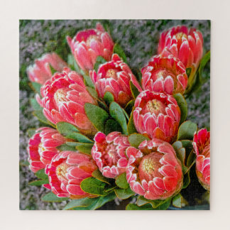 Puzzle Protea flower bunch photo 20' x 20' 676 piece