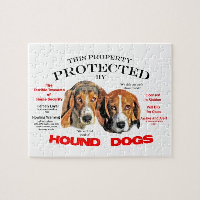 Puzzle Protegido por perros hondos (Horizontal)