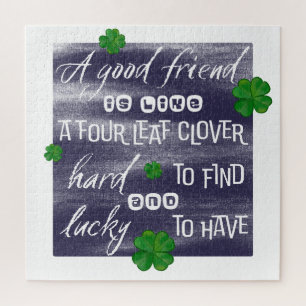 Puzzle Proverbio sobre la amistad