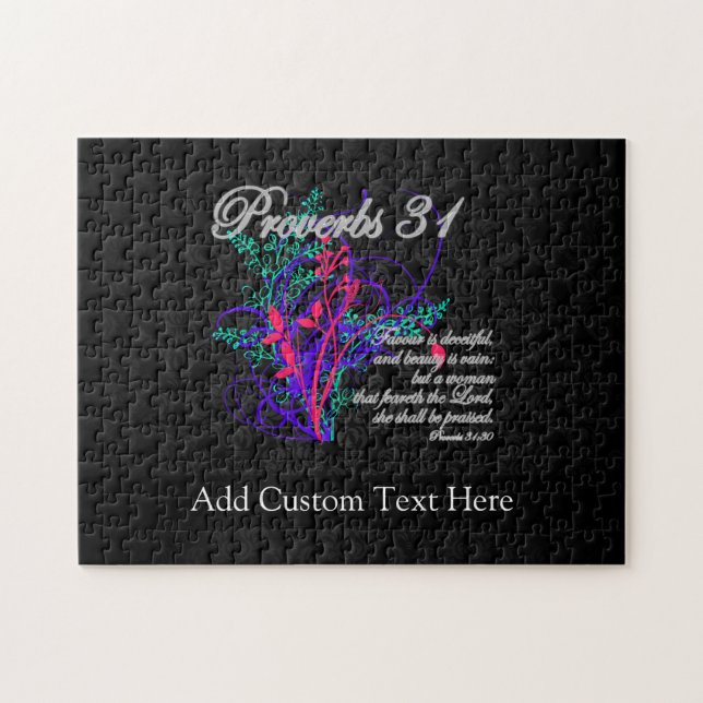 Puzzle Proverbios 31 mujeres cristianas bíblicas (Horizontal)