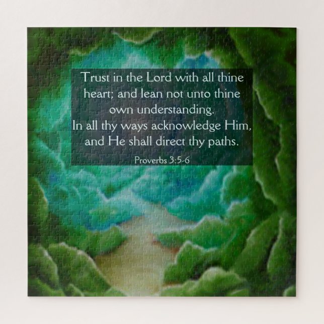 Puzzle Proverbios 3:5-6 (Vertical)