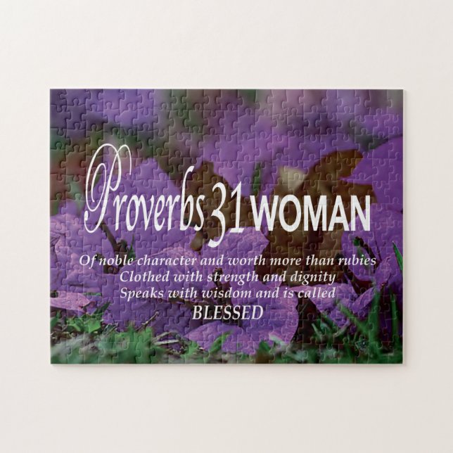 Puzzle PROVERBS 31 MUJER Inspirador cristiana (Horizontal)