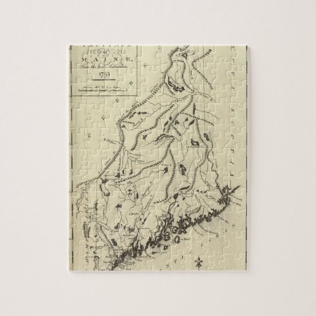 Puzzle Provincia de Maine (Vertical)