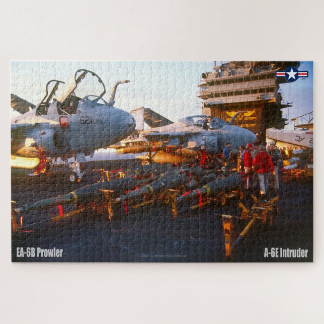 Puzzle PROWLER EA-6B e INTRUIDOR A-6E (20x30 PULGADAS) (Horizontal)