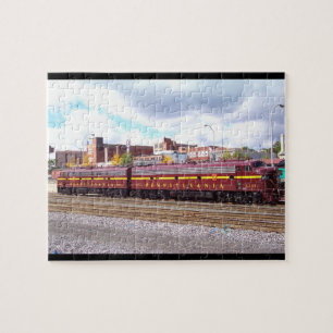 Puzzle PRR E-8A (JTFS) 5809 y 5711 en Altoonia Railfest