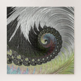 Puzzle Psicodelia Fantasía Espiral Groovy Arte Fractal