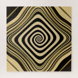 Puzzle Psicodelia Hipnótica Swirl Groovy Fractal Art