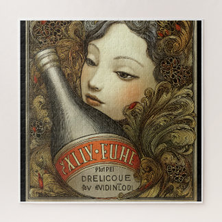 PUZZLE PUBLICIDAD DE ESTILO VINTAGE DE BUXEMBOURG.