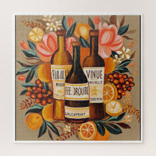 PUZZLE PUBLICIDAD DE ESTILO VINTAGE DE BUXEMBOURG.