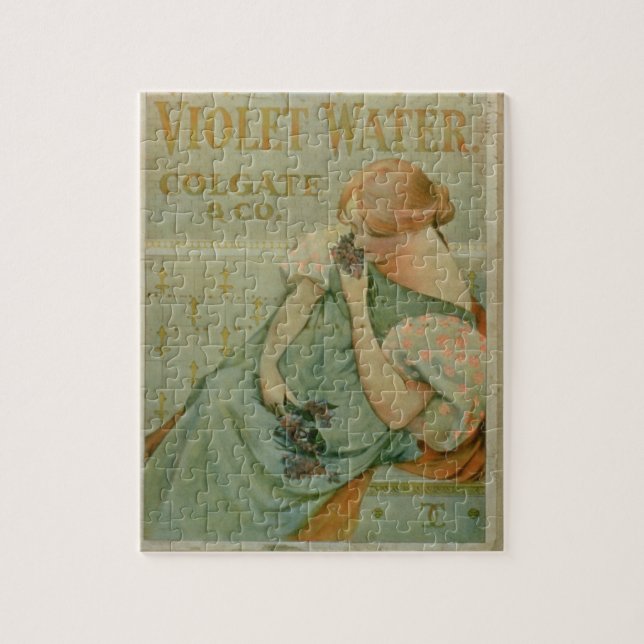 Puzzle Publicidad de poster "agua violeta", por Colgate y (Vertical)