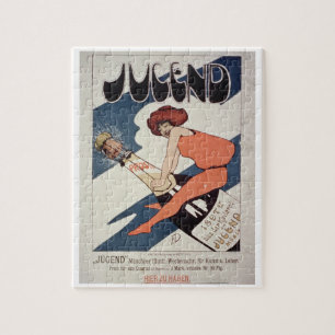 Puzzle Publicidad de poster 'Jugend, mag semanal