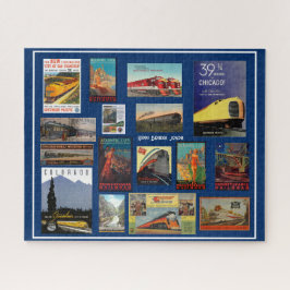 Puzzle Publicidad de Vintage Railway