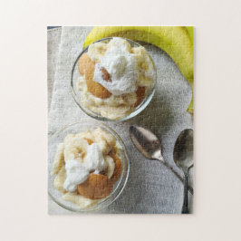 Puzzle Puddings made with bananas and cookies