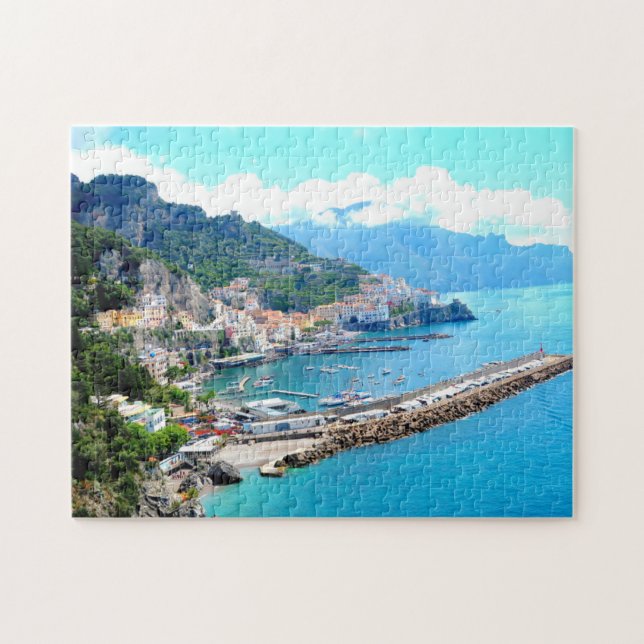 Puzzle Pueblo de Amalfi, Costa Italiana, Paisaje turístic (Horizontal)