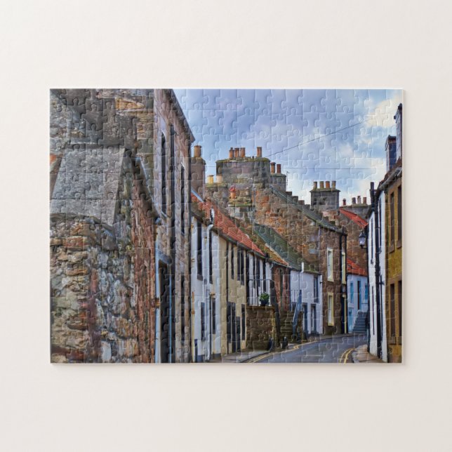 Puzzle Pueblo de Anstruther Escocia. (Horizontal)