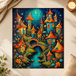 Puzzle Pueblo de Cuento de Hadas Caprichoso junto al Arro