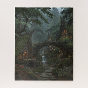 Puzzle Pueblo de Fantasía Caprichosa