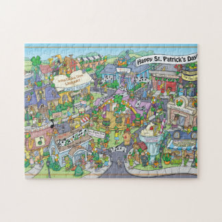 Puzzle Pueblo Inka Dinka Doo Día de San Patricio