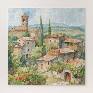 Puzzle Pueblo Italiano Antiguo