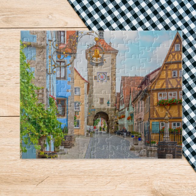 Puzzle Pueblo medieval de Rothenburg ob der Tauber Escena (Subido por el creador)