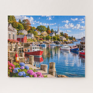 Puzzle Pueblo Pesquero Costero