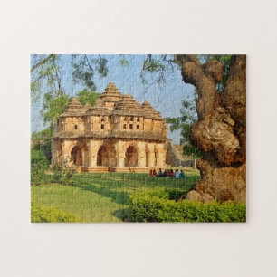 Puzzle Pueblo y ciudad de templos de Hampi Karnataka.