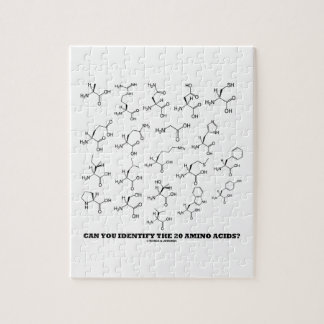 Puzzle ¿Puedes Identificar Los 20 Ácidos Amino? (Química)