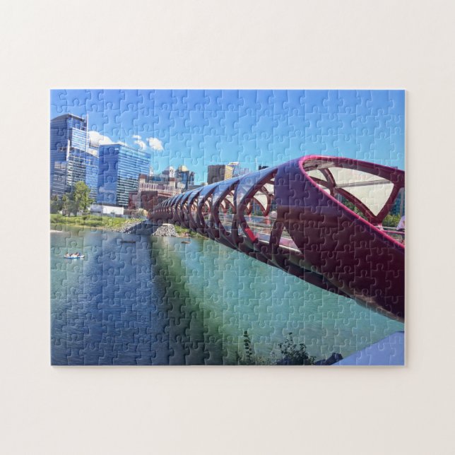 Puzzle Puente Alberta Calgary. (Horizontal)
