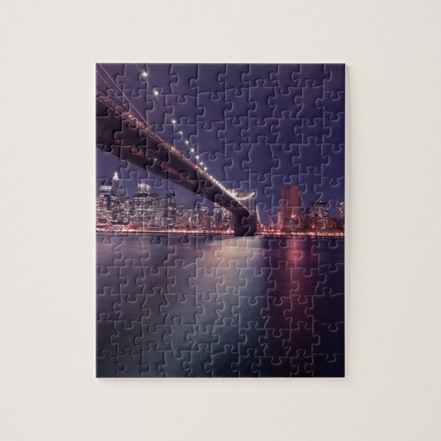 Puzzle Puente Brooklyn de Nueva York (Vertical)