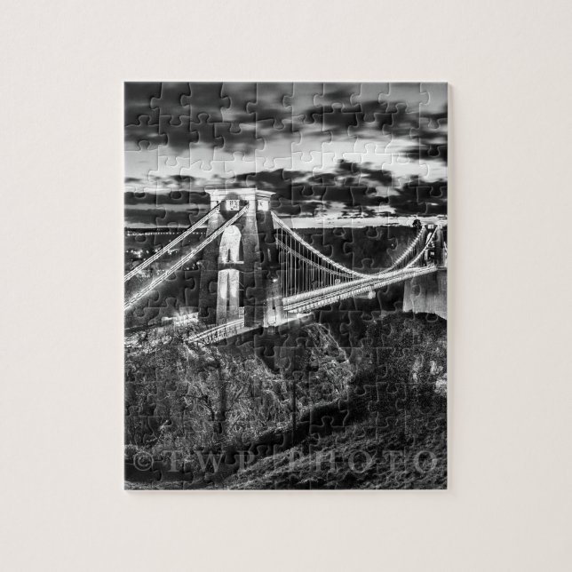 Puzzle Puente BW de Clifton (Vertical)