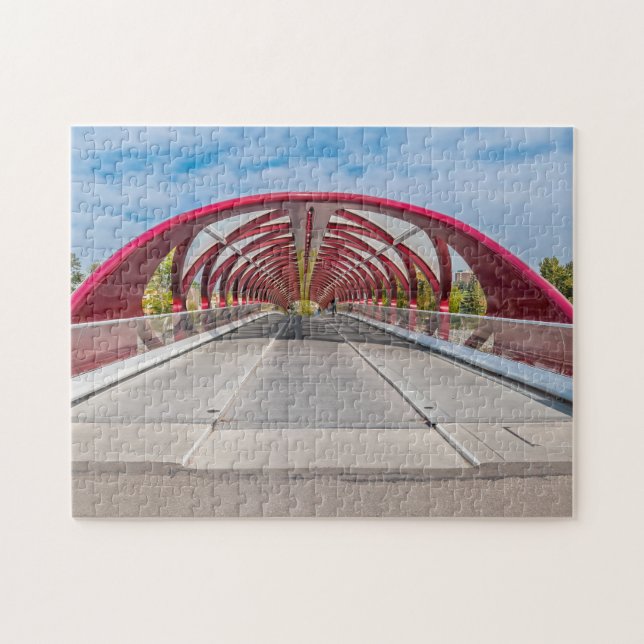 Puzzle Puente Calgary Peace. (Horizontal)
