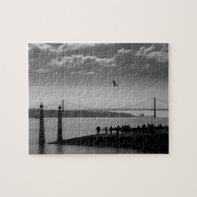 Puzzle Puente colgante en Lisboa (Horizontal)
