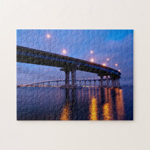 Puzzle Puente Coronado en el atardecer