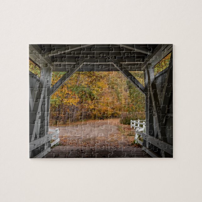 Puzzle Puente cubierto de Everatt Road (Horizontal)