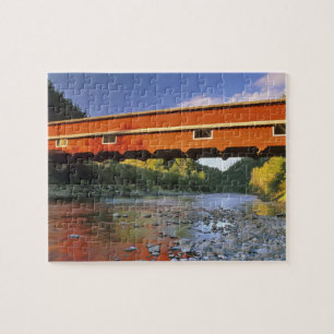 Puzzle Puente Cubierto de Oficina el más largo en Oregon