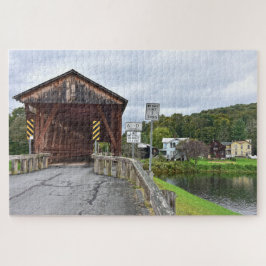 Puzzle Puente cubierto, Downsville, Nueva York