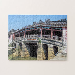 Puzzle Puente cubierto japonés antiguo en Hoi An - Vietna