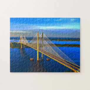 Puzzle Puente Dames Point  Florida.