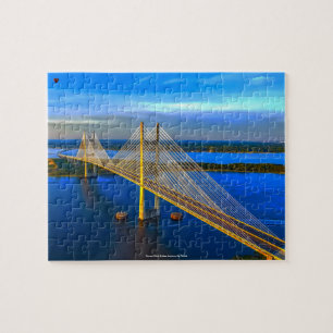Puzzle Puente Dames Point Jacksonville Florida.