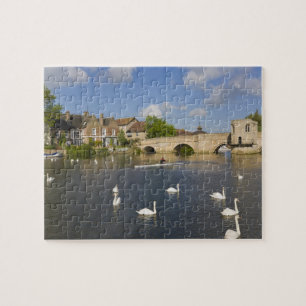 Puzzle Puente de arco de piedra y río Ouse, St Ives,